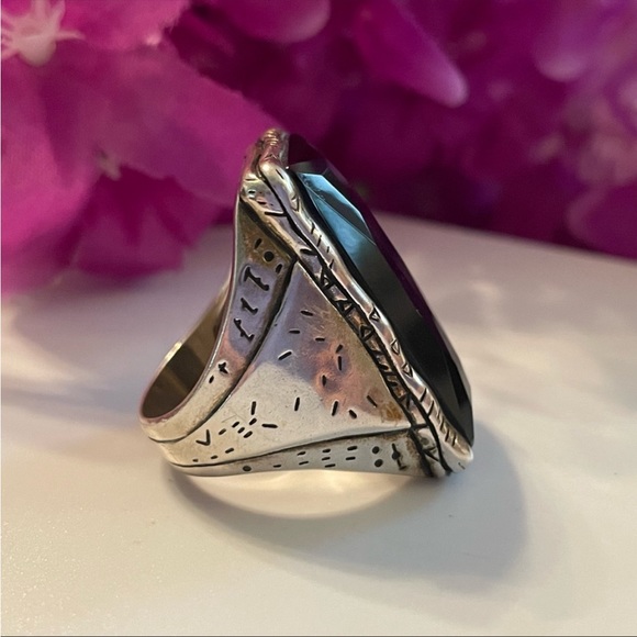 Silpada R2891 ‘BLACK TIE’ Sterling Silver Statement Ring - Picture 6 of 15